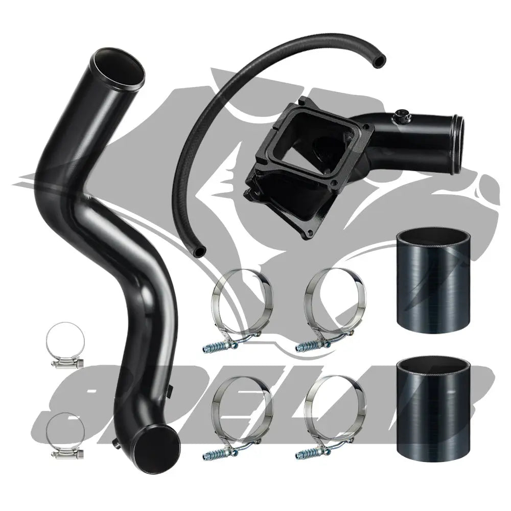 3" Y-Bridge Cold Side Intercooler Pipe for 2006-2010 6.6 Duramax LBZ LMM | SPELAB