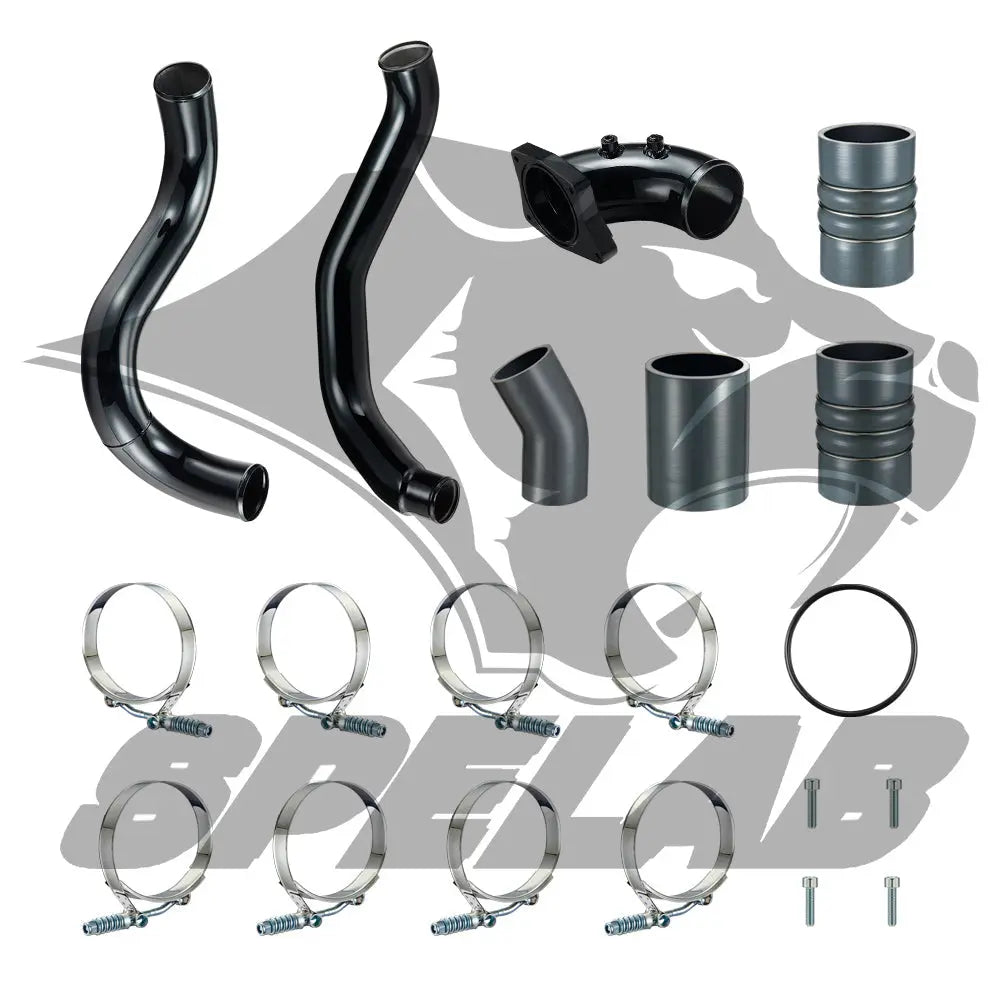 SPELAB Intercooler Pipe Kit For 2003-2007 6.0 Powerstroke Diesel Ford F250 F350 F450 F550
