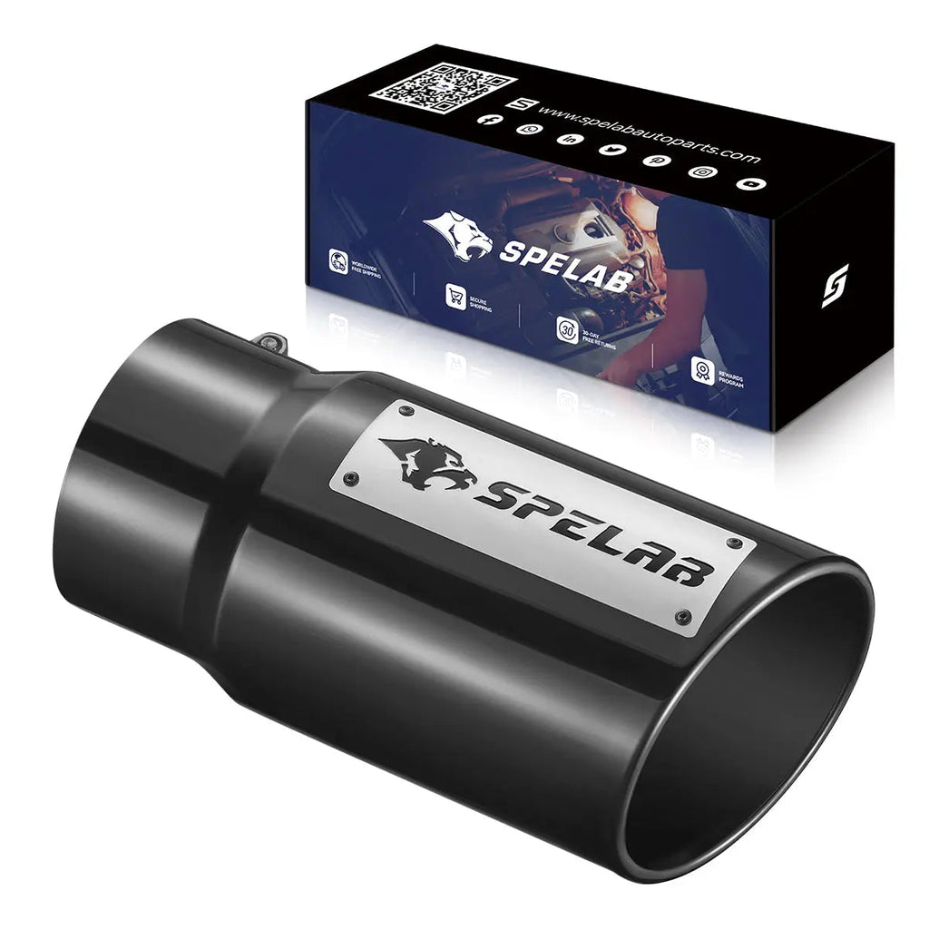 Exhaust Tip 4 " In & 5" In, 6"/7"/8" Out, 18" Length T304 | SPELAB-1
