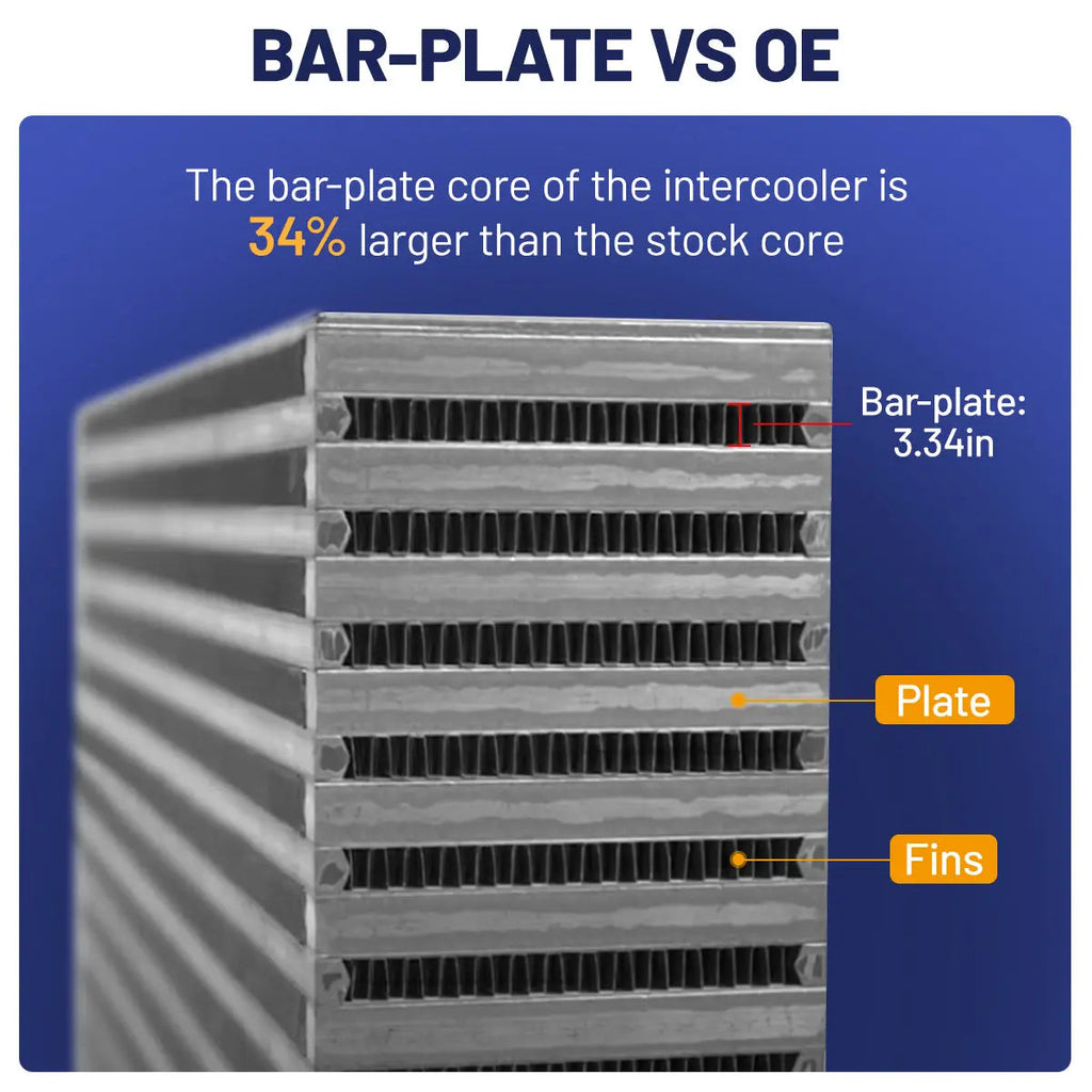 Intercooler bar plate - 2008-2010 Ford 6.4L Powerstroke F250 F350 F450 F550 | SPELAB-5