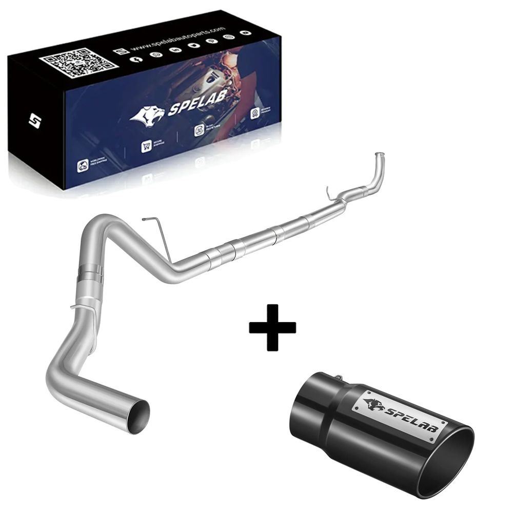4"/5" 2011-2016 LML 6.6 Duramax DPF Delete Race Pipe Exhaust Chevy GMC | SPELAB-29