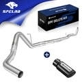 4"/5" Downpipe-Back 2011-2015 LML 6.6 Duramax DPF Delete Race Pipe | SPELAB