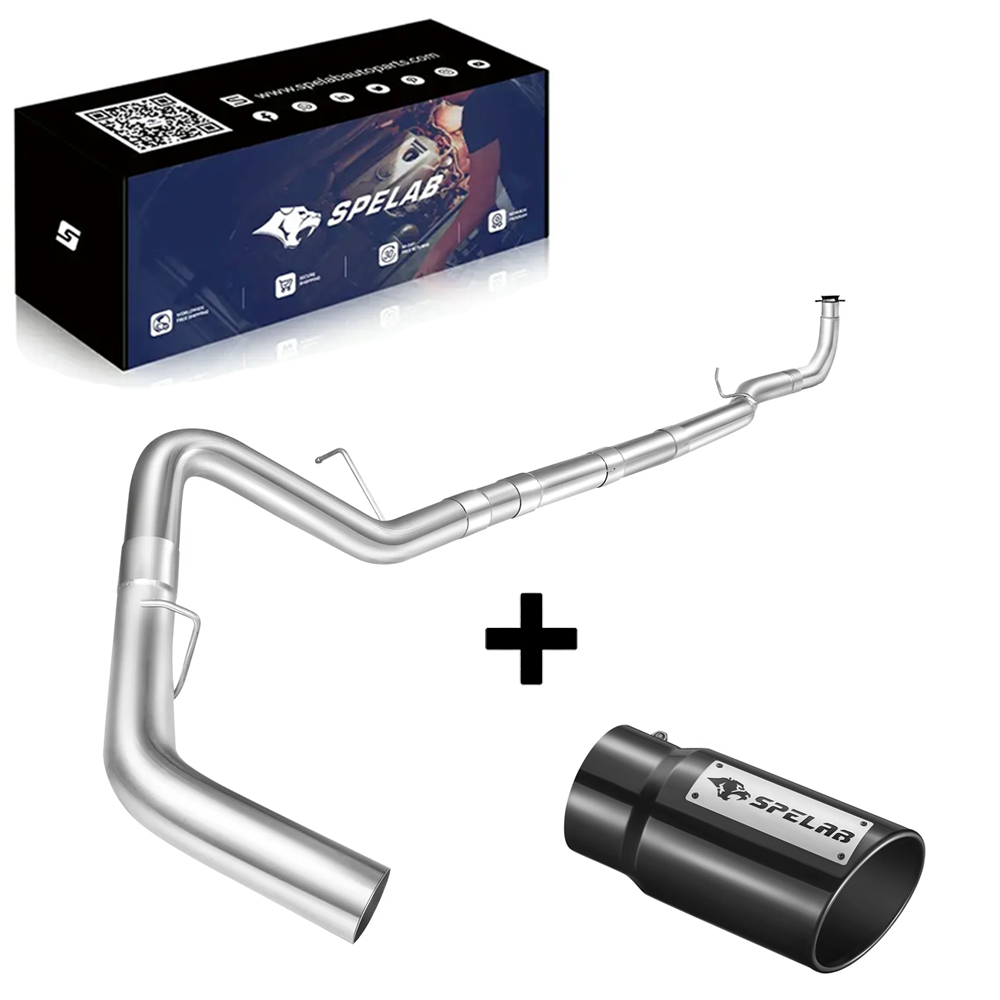 4"/5" 2017-2022 L5P 6.6 Duramax DPF Delete Race Pipe Chevy GMC | SPELAB-15