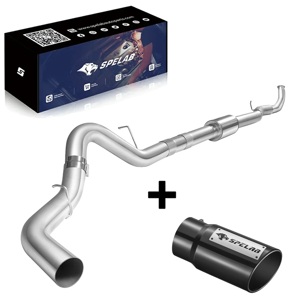 4"/5" 2011-2016 LML 6.6 Duramax DPF Delete Race Pipe Exhaust Chevy GMC | SPELAB-31