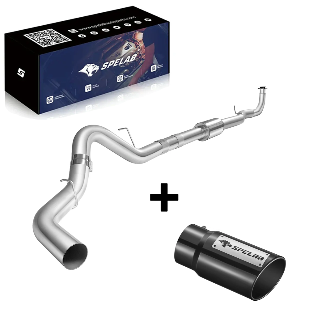 4"/5" 2017-2022 L5P 6.6 Duramax DPF Delete Race Pipe Chevy GMC | SPELAB-16
