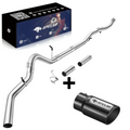 4" Downpipe Back Single 2020-2022 GM 2500/3500 6.6L Duramax L5P DPF Delete Race Pipe |SPELAB-3