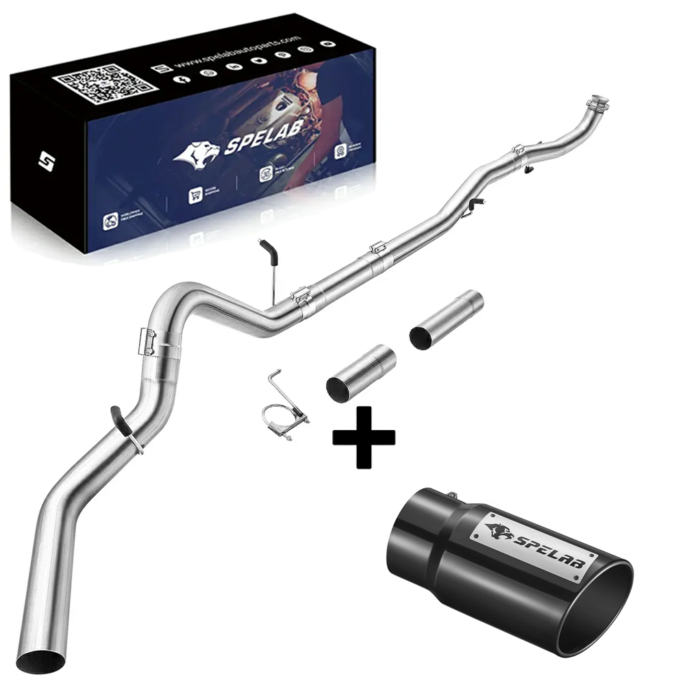4"/5" 2017-2022 L5P 6.6 Duramax DPF Delete Race Pipe Chevy GMC | SPELAB-17