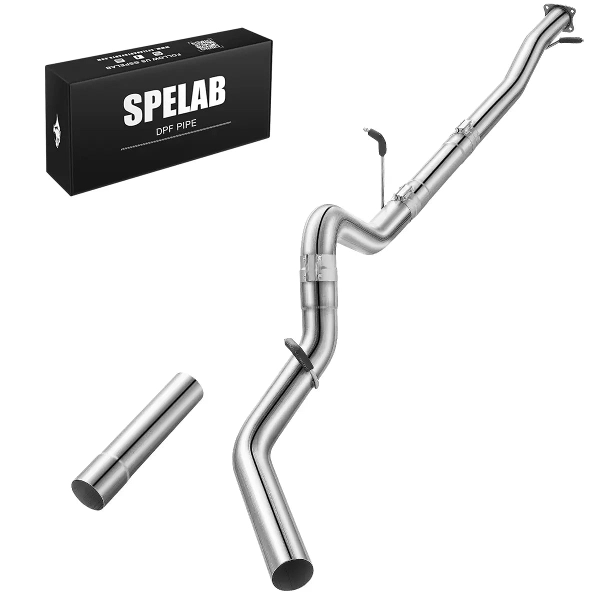 4"/5" Downpipe-Back 2011-2015 LML 6.6 Duramax DPF Delete Race Pipe | SPELAB-8