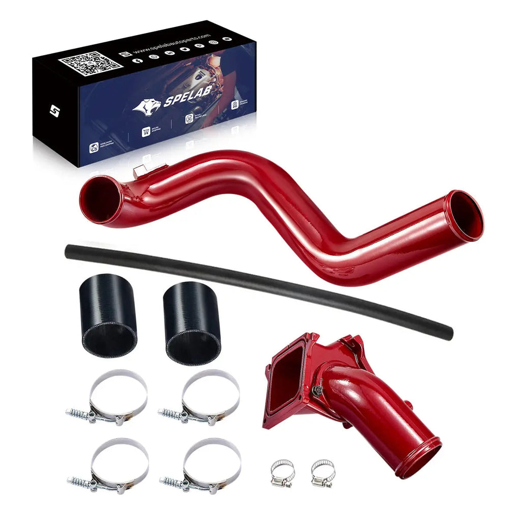 3" Y-Bridge Cold Side Intercooler Pipe for 2006-2010 6.6 Duramax LBZ LMM | SPELAB-99