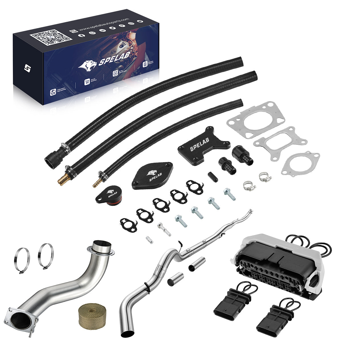 EGR/DPF Delete Kit 2017-2025 L5P 6.6L Duramax Applicable Products | SPELAB