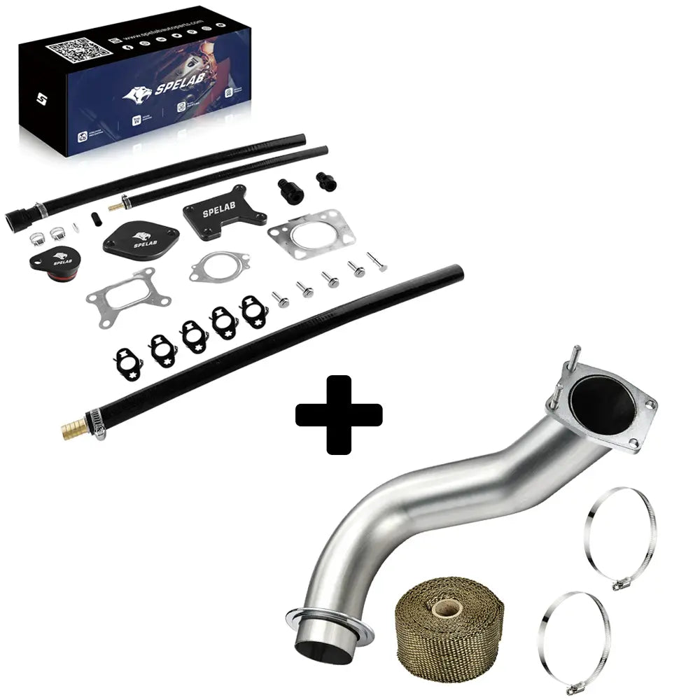 SPELAB 2017-2023 6.6L Duramax L5P EGR Valve Cooler Delete Kit-6