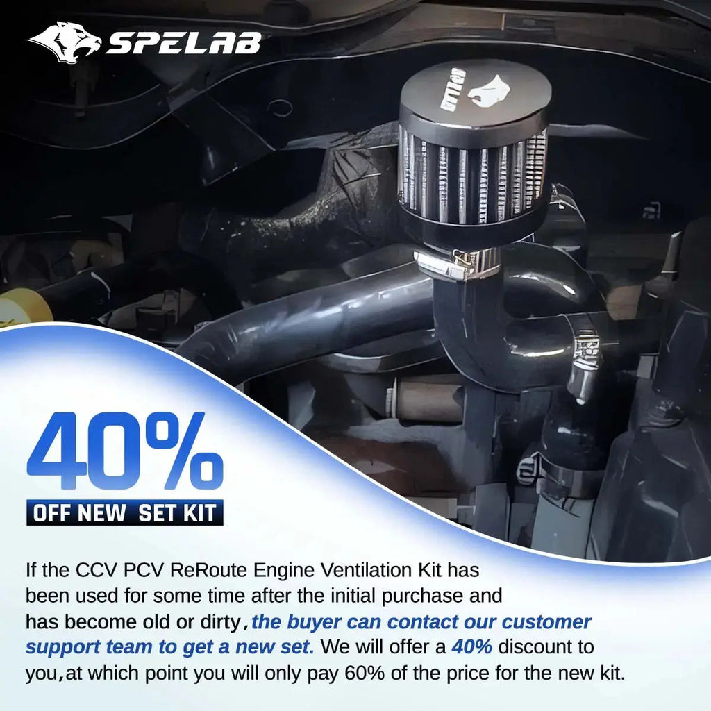 07-23 6.7 Cummins CCV ReRoute Engine Ventilation Kit|SPELAB 40% Off